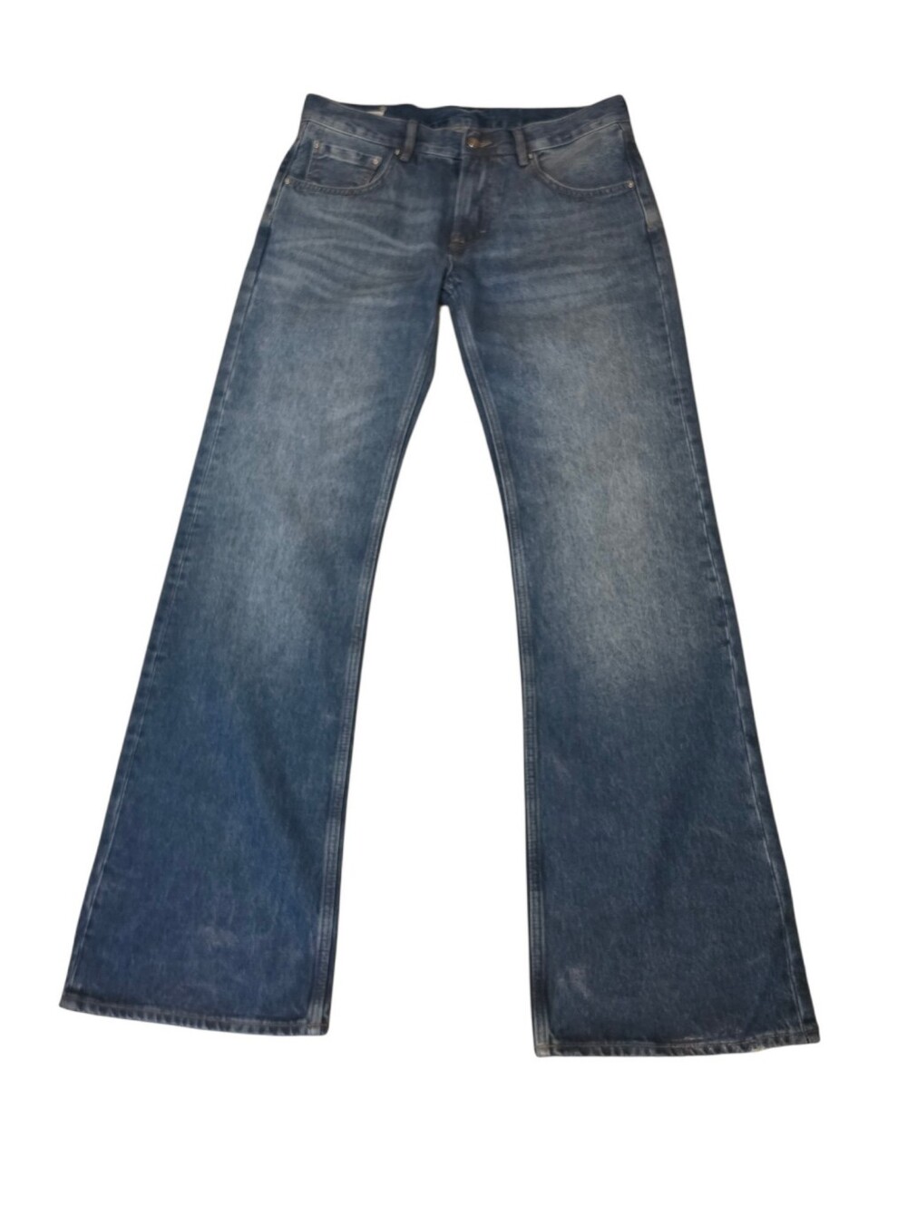 Zara Ludovic De Saint Sernin Classic High-Rise Wide Leg "Shiny" Jeans - 31